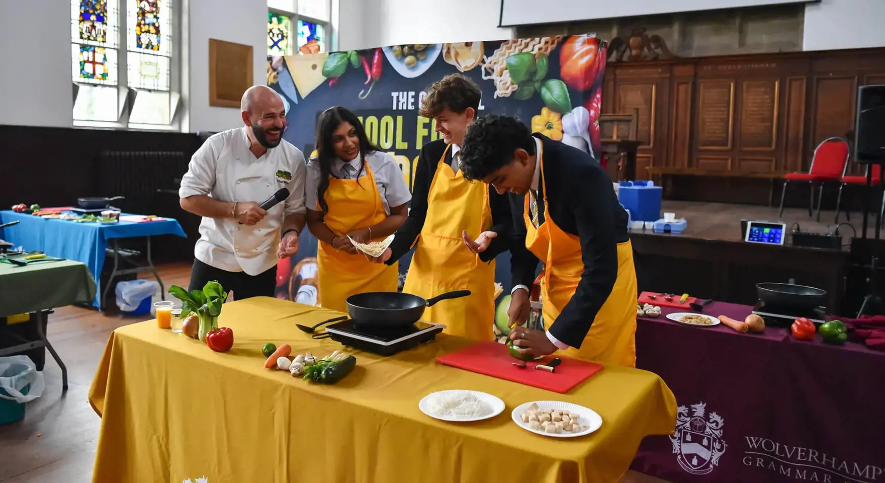 Wolverhampton Grammar School Wellbeing lesson on cooking